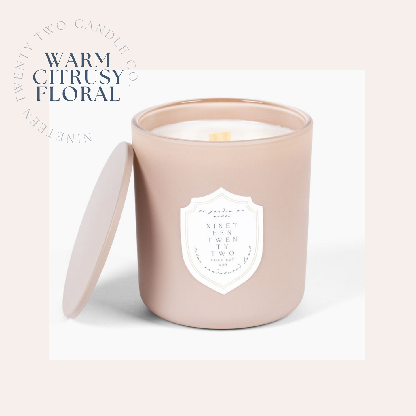 le Jardin au Soleil Single Wick Candle