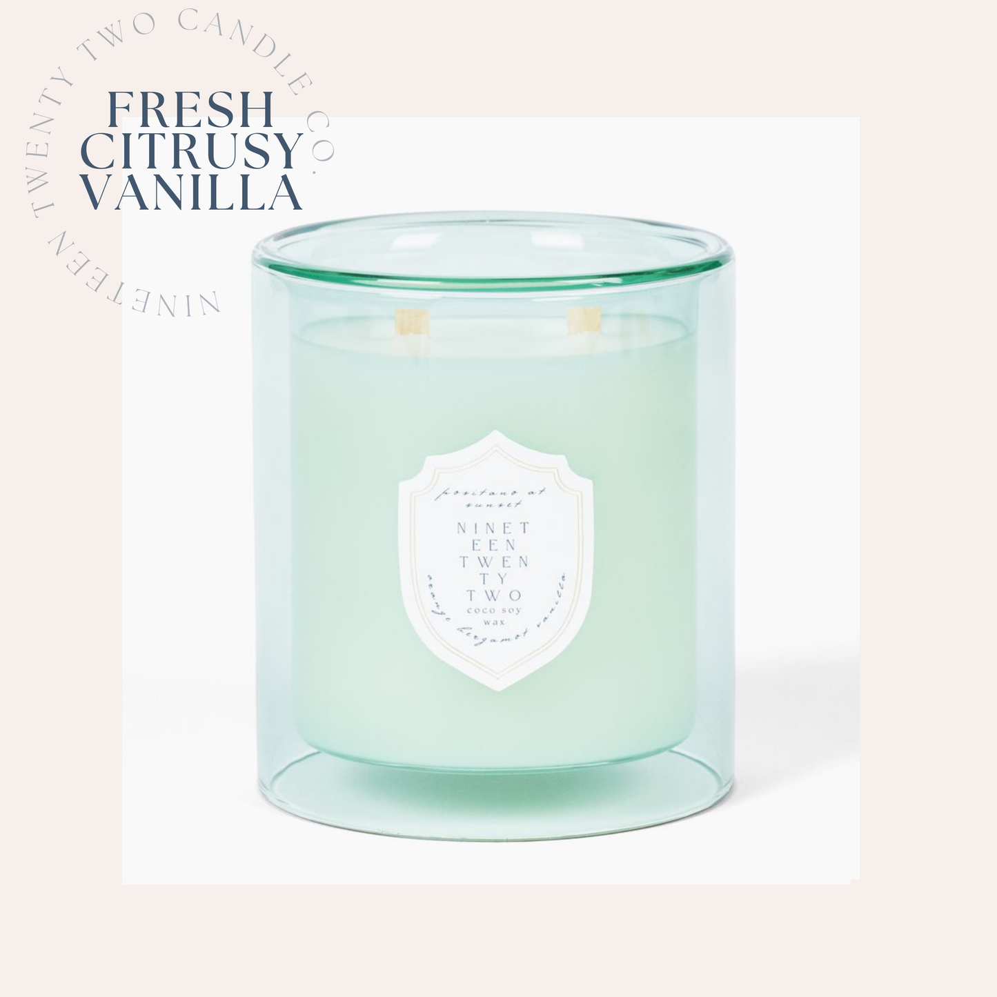 Positano at Sunset Two Wick Candle