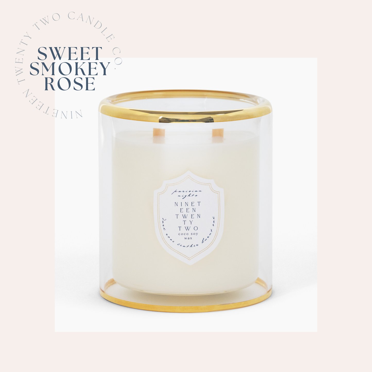 Parisian Nights Two Wick Candle
